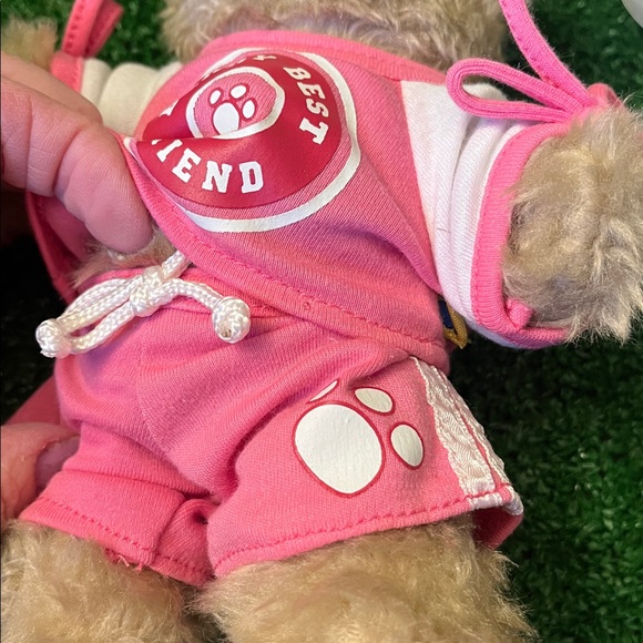 Vintage small Build-A-Bear Buddies Timeless Teddy with outfit shown! SO CUTE - Picture 8 of 8
